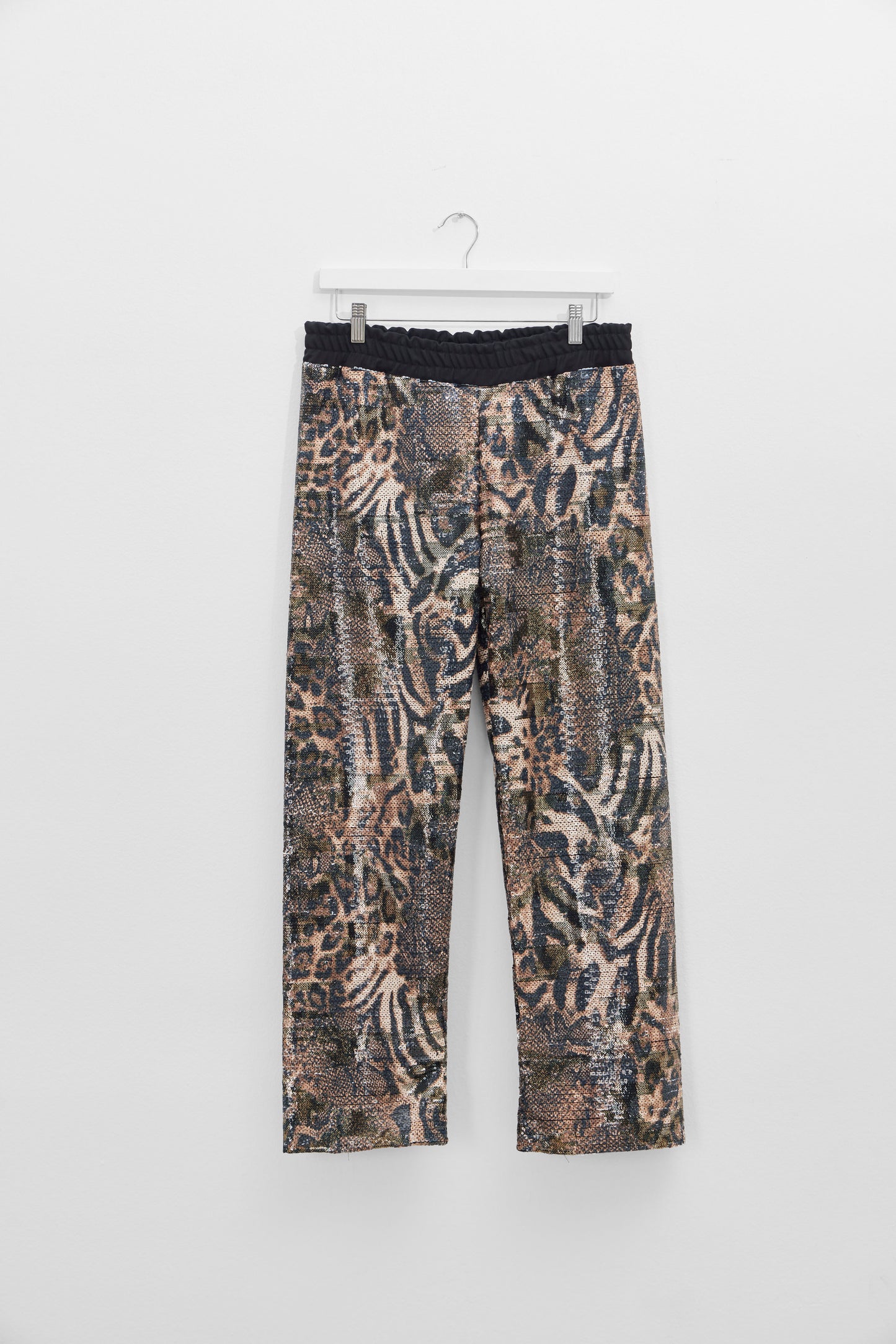 Pantalón lentejuelas leopardo