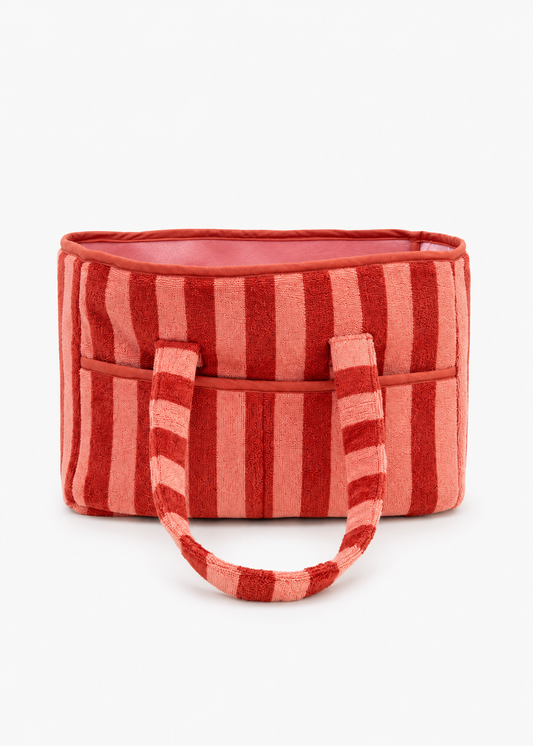 Dog Carrier – Coral Stripe