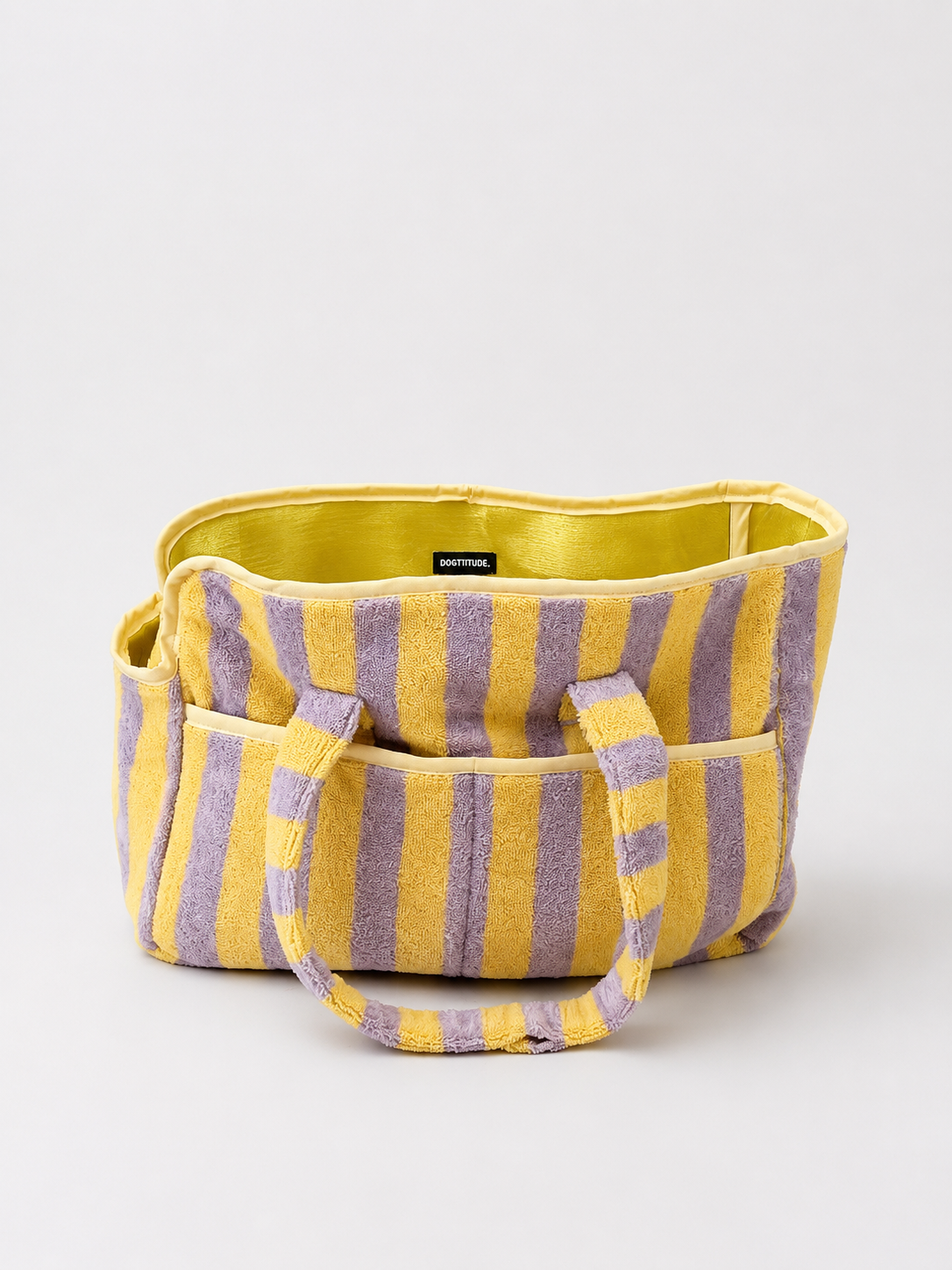 Dog Carrier – Yellow Stripe