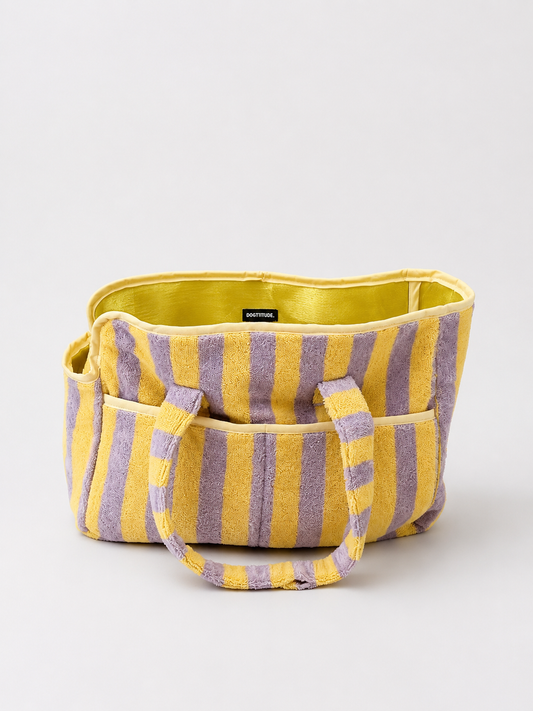 Dog Carrier – Yellow Stripe