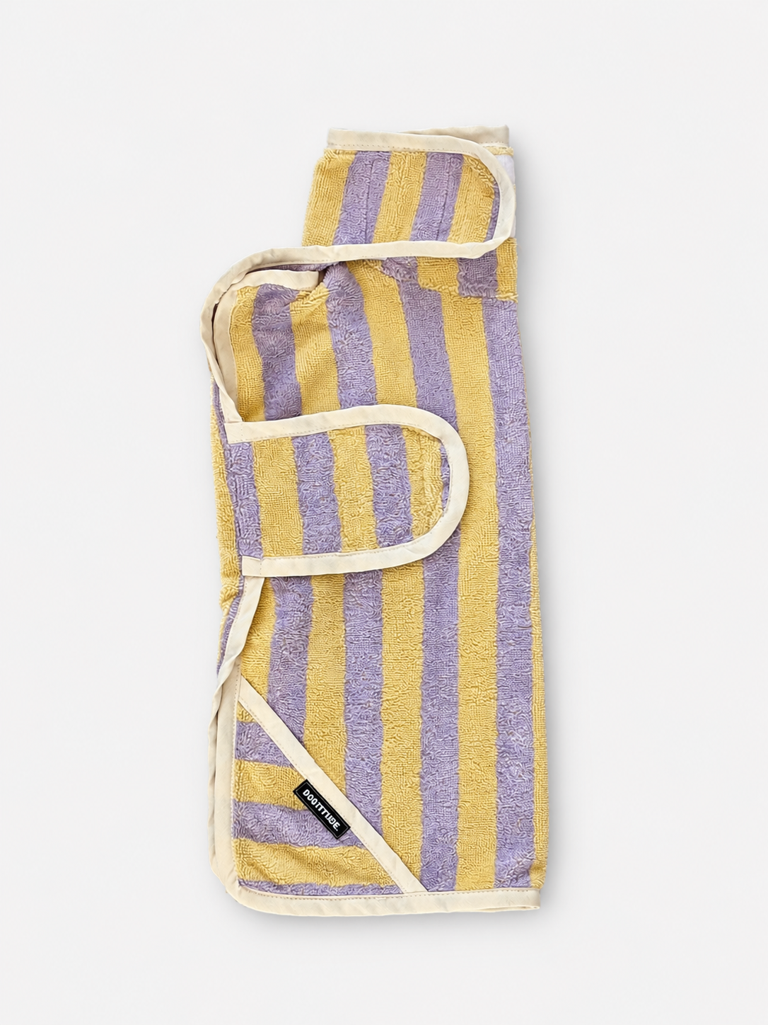 Dog Robe – Yellow Stripe