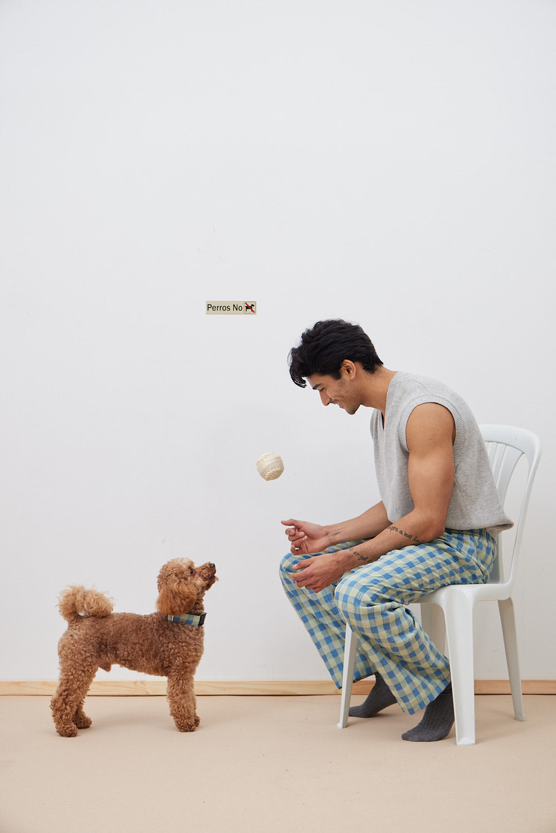 Collarín Vichy Azul y Verde